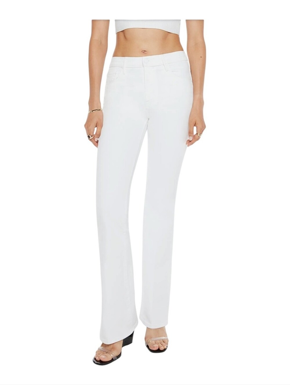 Mother The Weekender Flare Jeans In Totally Innocent NWT $228 Size 27